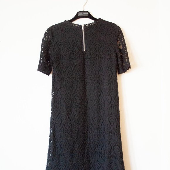LITTLE BLACK DRESS LACE CROCHET - Small - Picture 2 of 8